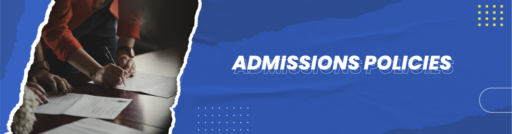 Admissions Policies
