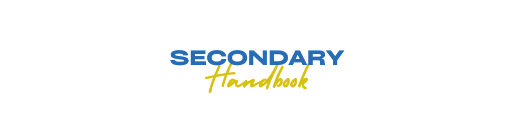 SECONDARY HANDBOOK